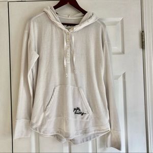 Gilly Hicks by Hollister White Sweatshirt Size Med